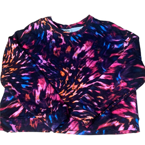 Vibrant Juicy Womens' Tie-Dye Sweatshirt XL